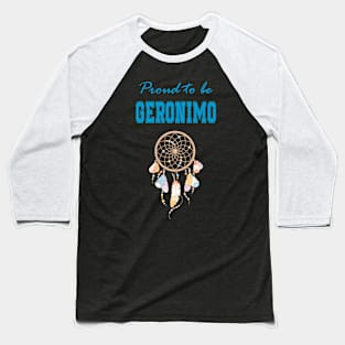 Native American Geronimo Dreamcatcher 50 Baseball T-Shirt